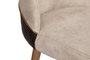 Hanah Home Nova 071 V4 Juego de 4 Sillas Crema y Nogal